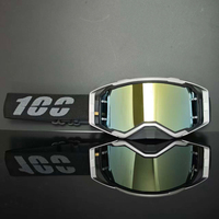 Lunettes de motocross pour femmes 100LK, personnalisées, MX BMX, sans monture, verres transparents en PC, lentilles en plastique remplaçables, sport