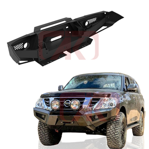 Promoción empujón Barra de parachoques del coche cabrestante Bull Bar adecuado para <span class=keywords><strong>Nissan</strong></span> patrulla Y62 2016-2019 - Product Image 3