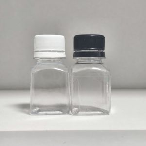 Botellas de Plástico Cuadradas de 60 ml (2 oz) a Prueba de Fugas, Aptas para Alimentos, con Tapa de Rosca y Serigrafía, para Líquidos como Shots de Jengibre, Tamaño Viaje - Product Image 5