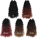Trenza trenzada sintética de 18 pulgadas, trenza de pelo de ganchillo, postizos Gypsy - Product Image 2