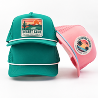 Casquette personnalisée à 5 panneaux perforés, style baseball, patch PVC, patch en caoutchouc, logo design, imperméable, style sport, casquette premium pour homme