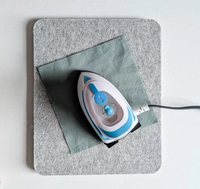 Tapis de repassage en feutre de laine 100% laine de Nouvelle-Zélande, taille personnalisable, avec étiquette personnalisée, pour la couture, la broderie, le matelassage et le bricolage