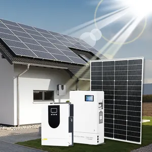 Solar mit Batterie Hybridwechselrichter 10 kW 12 V 200 Ah Power-Solar-Lithium-Ionen-Batterie