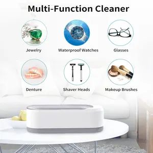 2024 New Ultrasonic Jewelry Cleaner 350ml 15w 46khz Portable Jewelry Glasses Ultrasonic Cleaner Jewellery Washing Machine