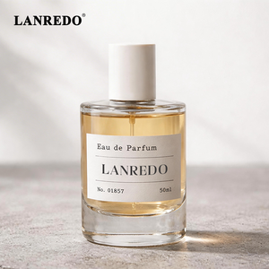 Op voorraad Cilindrische Lege Ronde Transparante Crimp Pomp Spuitfles Glazen Parfumfles 50ml met CE en ROHS - Product Image 1