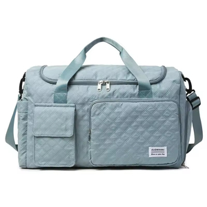 <b>Hot</b> Selling Popular Lightweight PU Fashion Travel Duffel <b>Bag</b> PLAYMAX Multi-Pocket Dry/Wet Separate Storage Shoe Bin Medium - Product Image 1