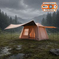 Tentes de camping extérieures imperméables, tente gonflable pour le camping, tente pneumatique pour le camping, durable, pratique, garantie 3 ans, sport