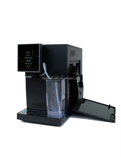 Ethan 2026 Super Automatic Espresso Machine Touch Screen Built-in Milk Tank Brews Latte/Cappuccino Bean-to-Cup Hotel Outdoor