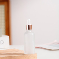 Flacons compte-gouttes en porcelaine blanche personnalisés, pipettes graduées de luxe pour sérum et huile cosmétique, soins capillaires