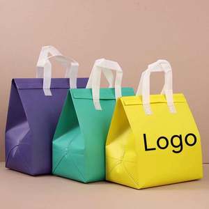 Bolsa Térmica Desechable Personalizable de Tela No Tejida, Reciclable, con Lámina de Aluminio Gruesa, para Llevar Comida, Sándwiches y Pan - Product Image 1