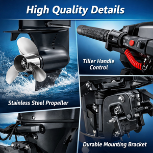 <span class=keywords><strong>Moteur</strong></span> <span class=keywords><strong>hors</strong></span>-<span class=keywords><strong>bord</strong></span> marin Mercury ME 40MH ME 40MLH 40HP 2 temps pour bateau de travail en aquaculture - Product Image 4