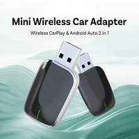 Mini adaptateur Carplay sans fil pour iPhone Android Plug and Play faible latence convertir filaire en dongle CarPlay sans fil pour voitures