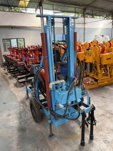 เครื่องเจาะบ่อน้ำแบบเคลื่อนที่ FengSu DR-180 ใช้เครื่องยนต์ดีเซล ระบบไฮดรอลิก แรงดันไฟฟ้า 220V - Product Image 4