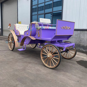Meilleure Qualité - Voiture Électrique de Tourisme Violette à Vendre - Fabriquée en Chine - Prix Bas - Haute Qualité - Voiture Électrique Type Calèche - Product Image 1
