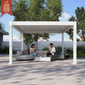 <span class=keywords><strong>Pergola</strong></span> de jardin en aluminium à lames orientables <span class=keywords><strong>3x3</strong></span>, 3x4, 4x4, 6x4 m, imperméable, pour cour, patio, bord de piscine - Product Image 1