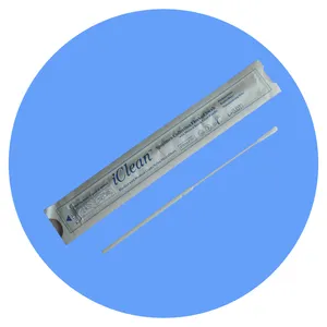 Хирургические одноразовые тампоны для транспортировки образцов, сухие флокированные палочки, палочки для носоупоринггеальных палочек