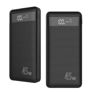 Batterie externe 45W pour téléphone 10000mAh 5V 2A 20000mAh avec écran LED QC3.0, station de charge de voyage pour téléphone - Product Image 4