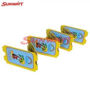 Factory Customized Redemption Lottery <b>Tickets</b> for <b>Arcade</b> Game Machines Multi Color Redemption <b>Tickets</b> - Product Image 4