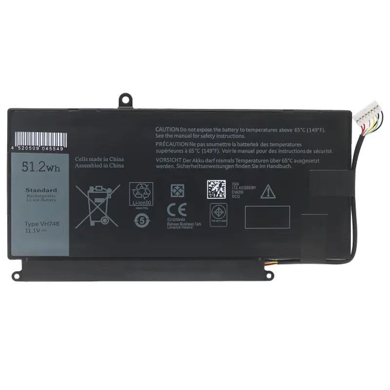 Nueva batería de ordenador portátil VH748 para DELL Vostro 5460 5470 5560 14 5480 para Inspiron 14 5439 de De 2000 a 1328 5470D-1328