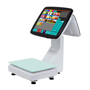 Balanza Electrónica Todo en Uno <span class=keywords><strong>con</strong></span> Punto de Venta y <span class=keywords><strong>Caja</strong></span> <span class=keywords><strong>Registradora</strong></span> para Cajero, Compatible <span class=keywords><strong>con</strong></span> Windows y Android, Máquina de Pesaje <span class=keywords><strong>con</strong></span> Punto de Venta - Product Image 1