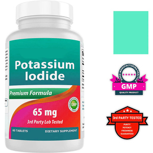 De alta potencia de tabletas de yodo DE LA SALUD suplemento tiroides más apoyo inmunológico potasio pastillas de yodo con selenio - Product Image 4
