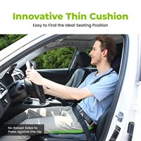 Chaise de bureau ergonomique pour sciatique Siège auto pour camion Cale en mousse à mémoire de forme pour conducteur Coussin de siège auto pour voiture Longue conduite