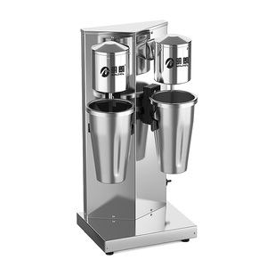 Máquina para Hacer Batidos de Acero Inoxidable, Mezcladora de Bebidas de Doble Cabezal, para Espumar Leche - Product Image 2