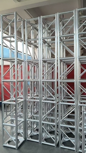 ระบบโครงหลังคาอะลูมิเนียมอัลลอยด์ โครงหลังคาอะลูมิเนียมพร้อมสลักเกลียวสำหรับติดตั้งไฟเวที โครงทรัสสำหรับคอนเสิร์ต เวทีคอนเสิร์ตเคลื่อนที่ - Product Image 4