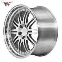 Jantes en alliage forgé tuning low stance pour le marché secondaire, concaves profondes, multi-branches, à lèvre rivetée, 5*120 pour Volvo S90 Alfa Romeo Giulia