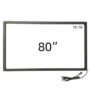 Factory direct sales multi touch points IR touch screen frame 80 inch touch screen