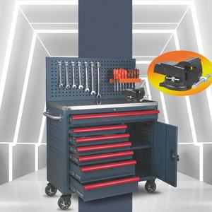 Carro de herramientas móvil de servicio pesado profesional de 426 piezas con cajones, juego de herramientas automotriz integral para mecánicos maestros - Product Image 1