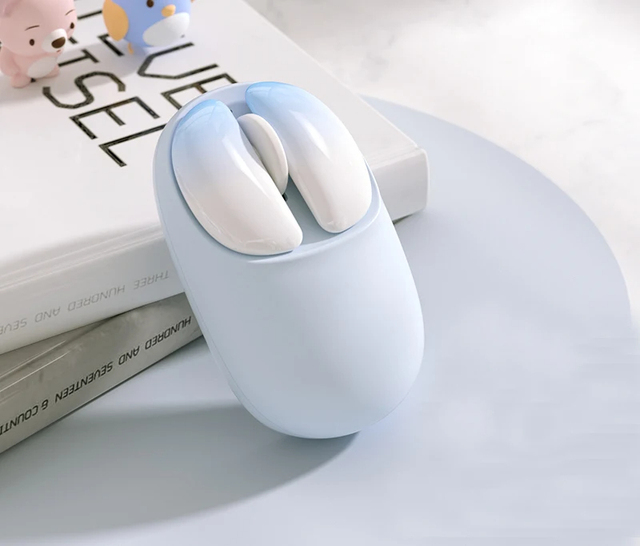 Rechargeable Mini Wireless Mouse 4000CPI Girls Nail Optical USB-C Portable Cute Mouse for Laptop/Computer/Tablet Stock