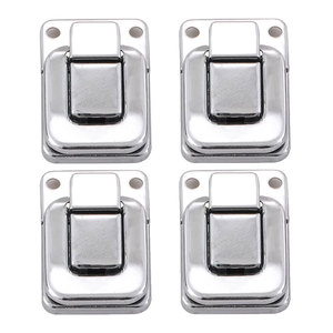FAYSHING Boîte de rangement professionnelle classique en métal chromé robuste avec fermoir à loquet modèle FS1052 pour bijoux - Product Image 2