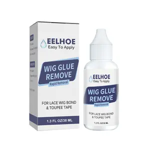 EELHOE, pegamento para tejer el cabello de descarga rápida, pegamento para peluca seguro para la piel para piezas de cabello humano