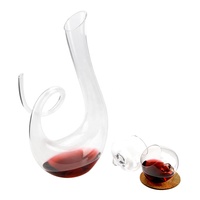 1 jeu de lunettes à whisky et pierre à bascule, verres en diamant, sans plomb, cristal transparent, emballage cadeau de luxe