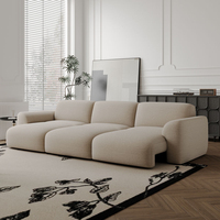 ATUNUS Modernes elektrisches Relaxsofa mit hochdichtem Schaumstoff, weiche Lounge-Couch, breite Sitzfläche, Wohnzimmermöbel für Zuhause und Hotels