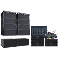 Système audio passif professionnel pour concerts en direct : Enceinte de basses DJ double 12 pouces haute puissance, type Line Array, avec subwoofer à chargement acoustique pour bars