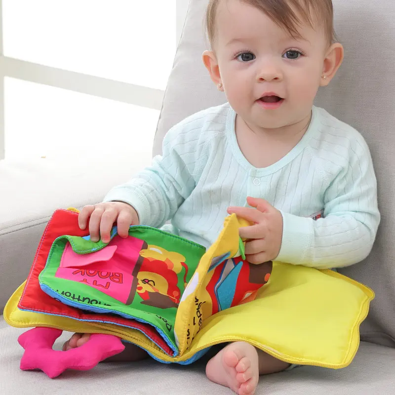 Bebek kumaş yumuşak örnek kapak kitaplar çocuklar kumaş yeni 2022 giysi malzeme çocuk özelleştirilmiş erken 3D bez kitap