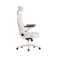 Chaise de bureau moderne avec accoudoir 5D pour enfants Design à jambes croisées avec appui-tête réglable en nylon pour étudier