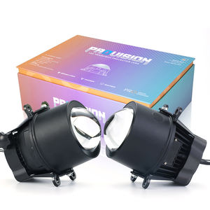 GPNE โปรเจคเตอร์รุ่นใหม่เลนส์หมอก F8ไตรรงค์แสงสีเหลืองสีขาวสำหรับรถยนต์ในเวลากลางคืน - Product Image 2