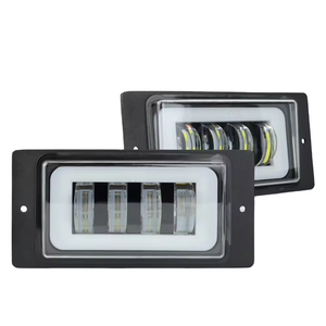 6 pulgadas 40W Lada LED luz antiniebla con <span class=keywords><strong>ojos</strong></span> de ángeles LED focos de aluminio faros 4 lentes LED foco LED 4x4 luz de trabajo lámpara de conducción antiniebla - Product Image 1