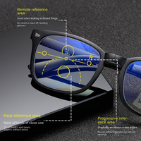 Nouvelles lunettes de lecture progressives multifocales pour la vue de près et de loin, anti-lumière bleue, protection des yeux pour hommes et femmes