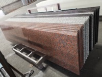 Moins cher Usine Préfabriqué Cuisine prête à l'emploi Comptoir Îlot Salle de bain Lavabo Vanités Tops Granit noir Pierre naturelle entière