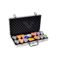 YH Discount nouvellement conçu personnalisé 300/500 pièces ensemble de jetons de poker en céramique avec boîtier en aluminium