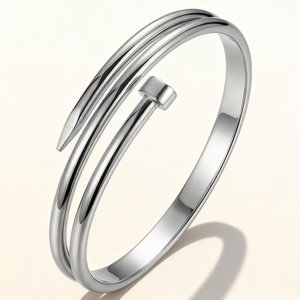 <span class=keywords><strong>Van</strong></span> Clover Armreif im <span class=keywords><strong>Cleef</strong></span> Diamant-Stil aus Edelstahl, Wasserfest und Anlaufgeschützt, Sommerschmuck für Damen - Product Image 5