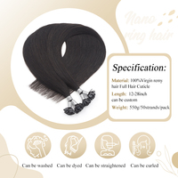 K.swigs Factory Wholesale Chinese Virgin Hair Top Grade Premium 100% Remy Human Hair Straight Flat Tip Customized Color Machine