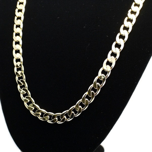 Collier, chaîne écologique, collier simple style hip-hop, largeur 12 mm, longueur 80 cm, chaîne de cou Tanjing Fashion - Product Image 5