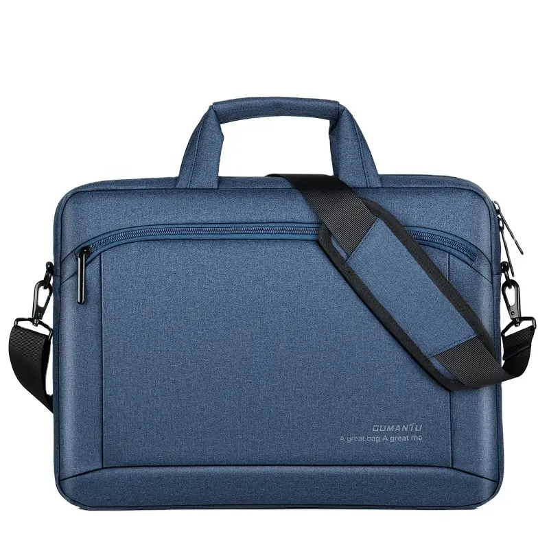 Colorful Design Computer Handbag Black White Men Bag Business Waterproof Soft Sided Leather Messenger Briefcase Laptop Bag