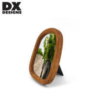 DX Designs Vente en gros d'usine Cadre photo en bois irrégulier 4x6 5x7 pouces Support de chevalet Cadre photo de table Logo personnalisé