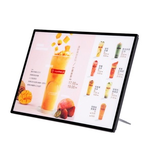 Kingwestar Advertising Display Custom Rectangle A1 <b>A2</b> A3 A4 Ultra Thin 9mm Tempered Glass LED Light Box <b>Photo</b> <b>Frame</b> Poster - Product Image 3
